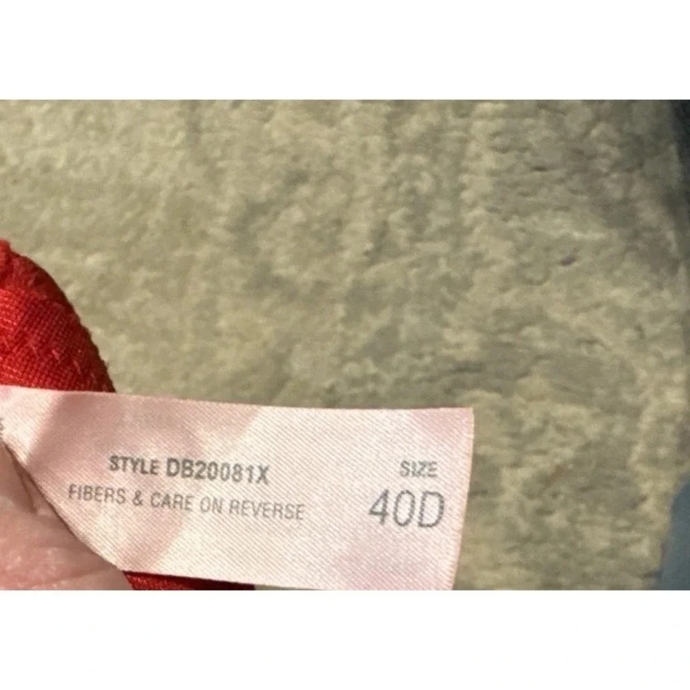 Sophie‎ b Red Bra Underwire Lace Red Size 40D